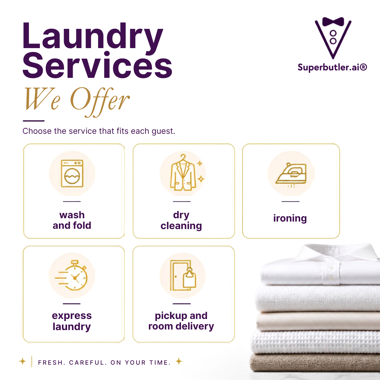 Superbutler Laundry Services Carousel Services offer
