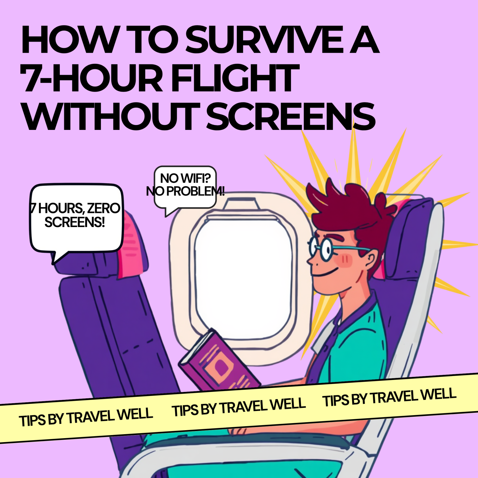 7-Hour Flight Without Screens Carousel Image 3