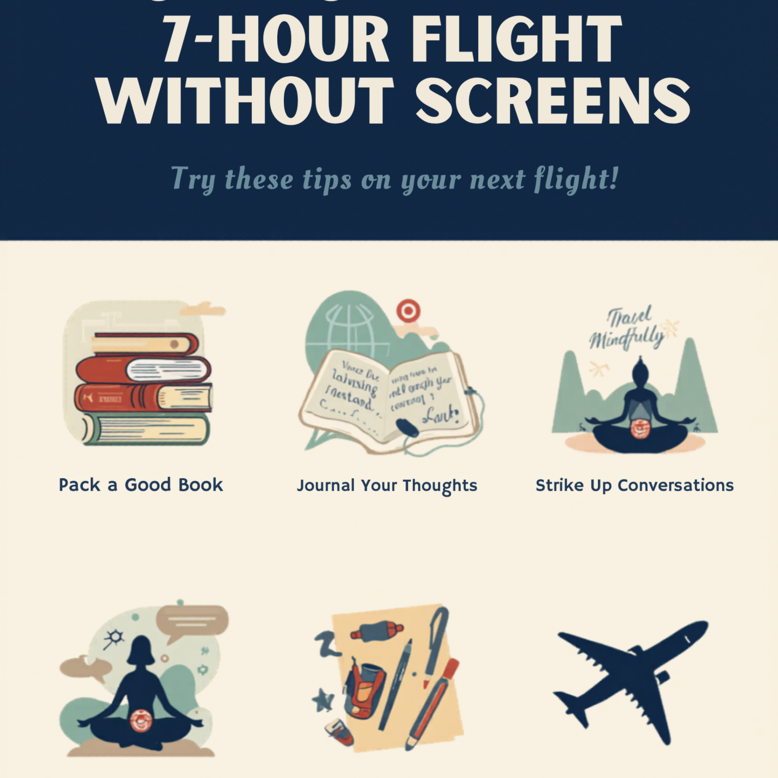 7-Hour Flight Without Screens Carousel Image 8